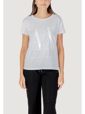 Armani Exchange Armani Exchange T-shirt 8NYTCX YJG3Z Bianco Shirt Fit