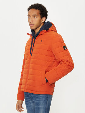 U.S. Polo Assn. U.S. Polo Assn. Kurtka zimowa MUP3600 Pomarańczowy Regular Fit
