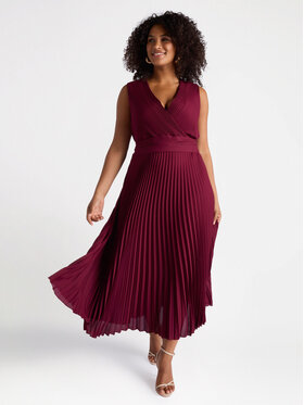 Fiorella Rubino Fiorella Rubino Sukienka codzienna 7037T001681N036 Bordowy A-Line Fit