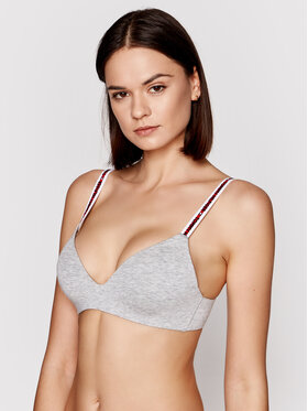Tommy Hilfiger Tommy Hilfiger Sutien fără armătură Lighty Lined UW0UW02413 Gri