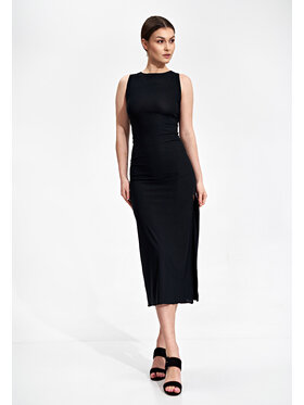 FIGL FIGL Šaty M864 Černá Slim Fit