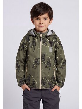 LEGO LEGO Kurtka softshell Sian200 Khaki Regular Fit