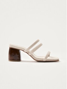 ALOHAS ALOHAS Sandały Indiana Stone Beige Leather Sandals Beżowy