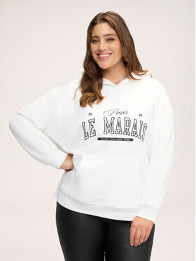 Fiorella Rubino Fiorella Rubino Felpa G80WL009620N011 Bianco Over Fit