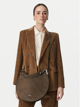 Coccinelle Coccinelle Ročna torba QKG Coccinellesunup Suede E1 QKG 13 01 01 Khaki