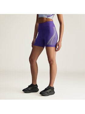 adidas by Stella McCartney adidas by Stella McCartney Szorty sportowe by Stella McCartney TruePace Running Leggings Short Fioletowy Fitted Fit