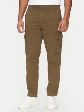 BOSS BOSS Stoffhose Sisla-8 50530599 Khakifarben Regular Fit