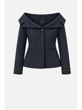 PINKO PINKO Marynarka Biancale Granatowy Regular Fit
