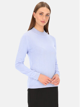 Potis & Verso Potis & Verso Sweter Mai Niebieski Slim Fit