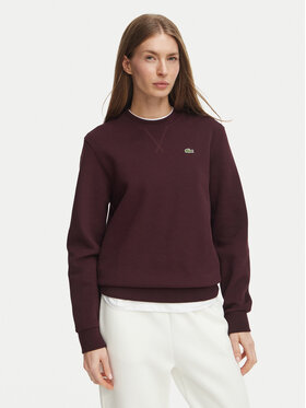 Lacoste Lacoste Bluza SF5245 Bordowy Regular Fit