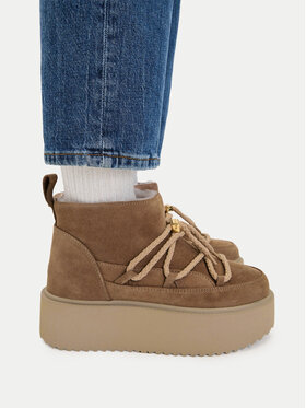 Inuikii Inuikii Μπότες Χιονιού Classic Low Platform 75204-004 Μπεζ