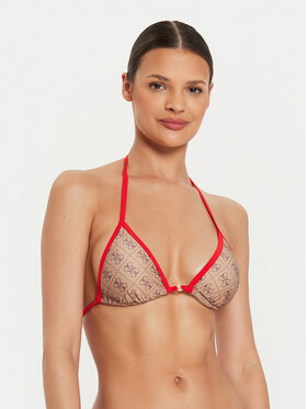 Guess Guess Gornji del bikini E4YJ13 MC04R Rjava