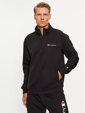 Champion Champion Суитшърт Half Zip Sweatshirt 219213 Черен Comfort Fit