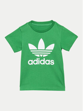 adidas adidas Tricou Trefoil IY4028 Verde Regular Fit