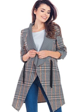 Awama Awama Kabát A366 Tmavomodrá Basic Fit
