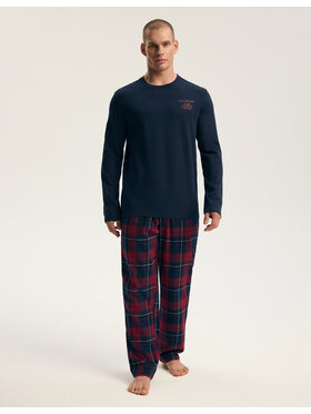 Henderson Henderson Piżama 45455 Granatowy Regular Fit