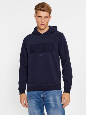 Guess Guess Felpa M3BQ36 K9Z21 Blu scuro Regular Fit
