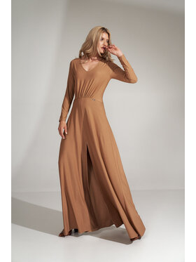 FIGL FIGL Φόρεμα M727 Μπεζ Regular Fit