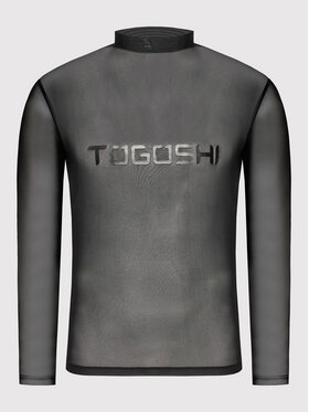 Togoshi Togoshi Marškinėliai ilgomis rankovėmis TG22-TSML001 Juoda Relaxed Fit