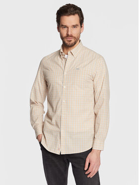 Pepe Jeans Pepe Jeans Koszula Lincoln PM307740 Beżowy Slim Fit