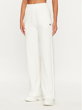 Champion Champion Donji dio trenerke Wide Leg Pants 116613 Écru Regular Fit