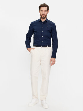 Tommy Hilfiger Košulja MW0MW34259 Tamnoplava Slim Fit