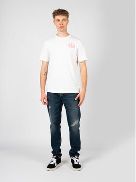 Diesel Diesel T-Shirt A06495 0GRAI Λευκό Regular Fit