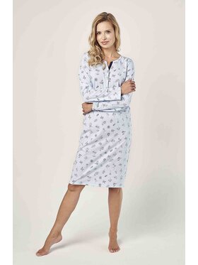 Taro Taro Koszula nocna 2972-01 Niebieski Basic Fit