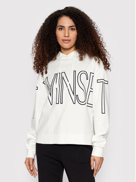 TWINSET TWINSET Суитшърт 221TP2379 Бял Loose Fit