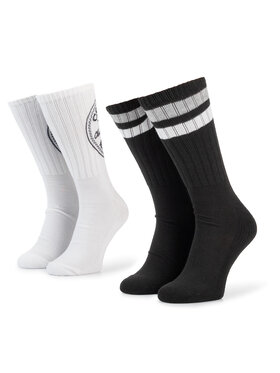Converse Converse Set 2 parov nisex visokih nogavic u E744A-2020 Črna