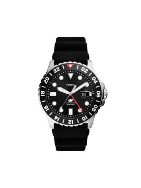 Fossil Fossil Ρολόι Blue GMT FS6036 Μαύρο