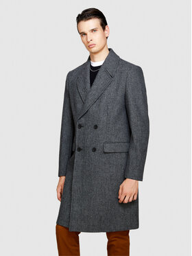 Sisley Sisley Prechodný kabát 262YSN02O Sivá Regular Fit