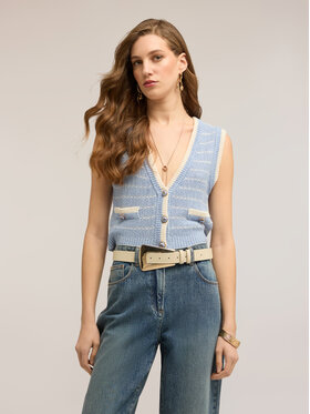 Motivi Motivi Maglione M119W003809N0S1 Turchese Regular Fit