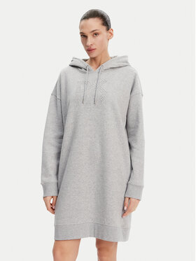DKNY DKNY Úpletové šaty DP5D4884 Sivá Relaxed Fit