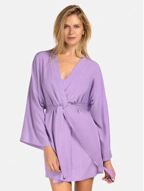 Miss Lou Miss Lou Accappatoio O-SP2-FL Viola