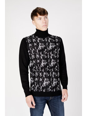 Antony Morato Antony Morato Sweter REGULAR FIT IN FILATO Czarny Regular Fit