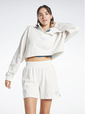 Reebok Reebok Bluza Reebok Classics Varsity Sweatshirt HT7843 Biały