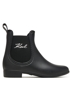 KARL LAGERFELD KARL LAGERFELD Cizme de cauciuc KL94775 Negru