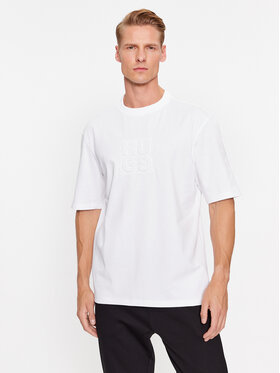 Hugo Hugo T-Shirt Dleek 50496637 Biały Relaxed Fit