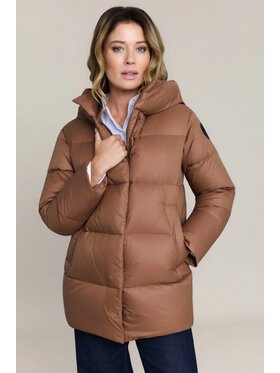 Lancerto Lancerto Kurtka puchowa Amaranta KU135226000003 Brązowy Regular Fit