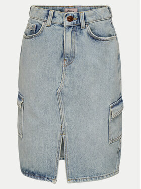 Kids ONLY Kids ONLY Джинсова спідниця Posey 15341484 Голубий Regular Fit