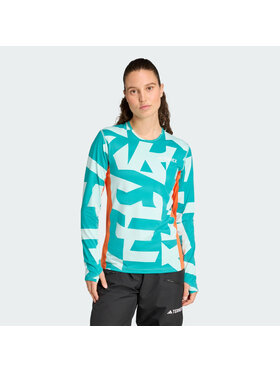 adidas adidas Koszulka techniczna 152011 Turkusowy Regular Fit