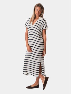 TeeShoppen TeeShoppen Sukienka codzienna 'Basic Collection' Biały Regular Fit