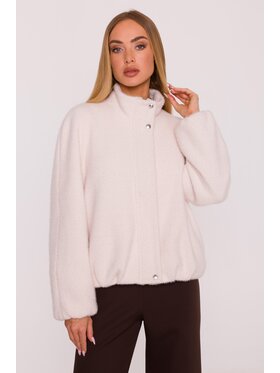 Made of Emotion Made of Emotion Kurtka przejściowa M885 Beżowy Casual Fit