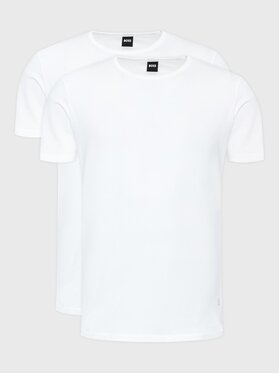 BOSS Boss 2-dílná sada T-shirts Modern 50475276 Bílá Slim Fit