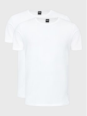 Boss Boss Komplet 2 t-shirtów Modern 50475276 Biały Slim Fit