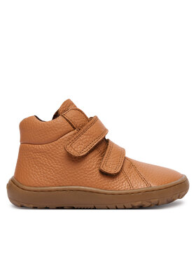 Froddo Froddo Gležnjarji Barefoot Winter Furry G3110263-2 M Rjava