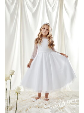 SLY SLY Sukienka 6SM-08 Biały Comfortable Fit