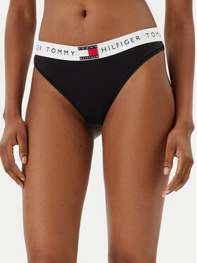 Tommy Hilfiger Tommy Hilfiger Stringi UW0UW06039 Czarny
