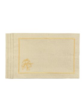 Roseberry Home Roseberry Home Podkładka na stół Mistletoe Goldenline Złoty